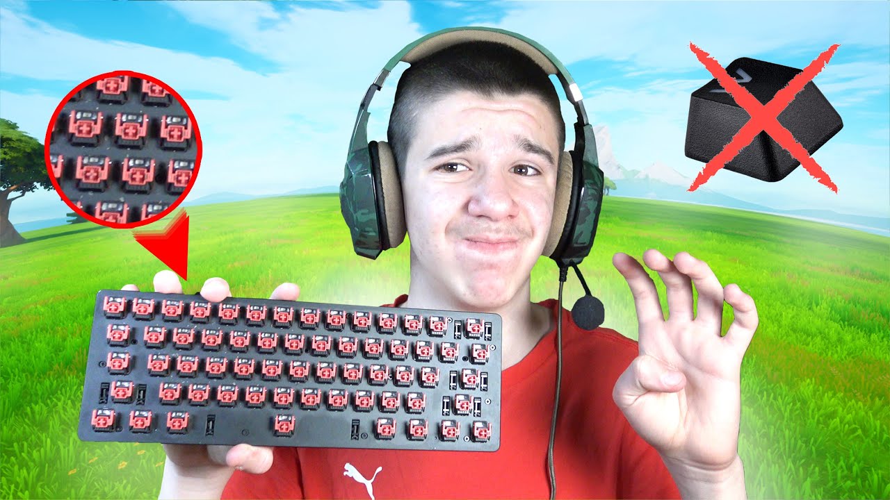 Fortnite Без копчета на Клавиатурата